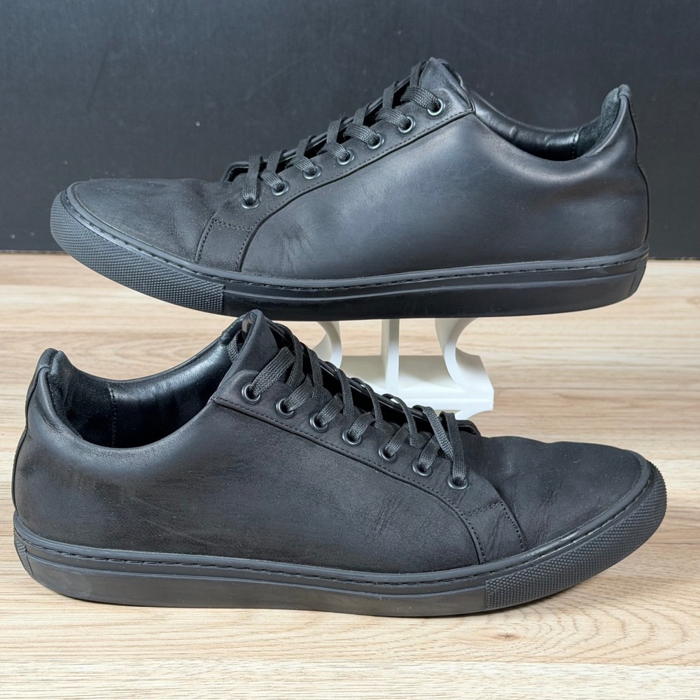 Thursday Boot Shoes Mens Size 9 Black Premier Low Top Suede Leather Sneakers